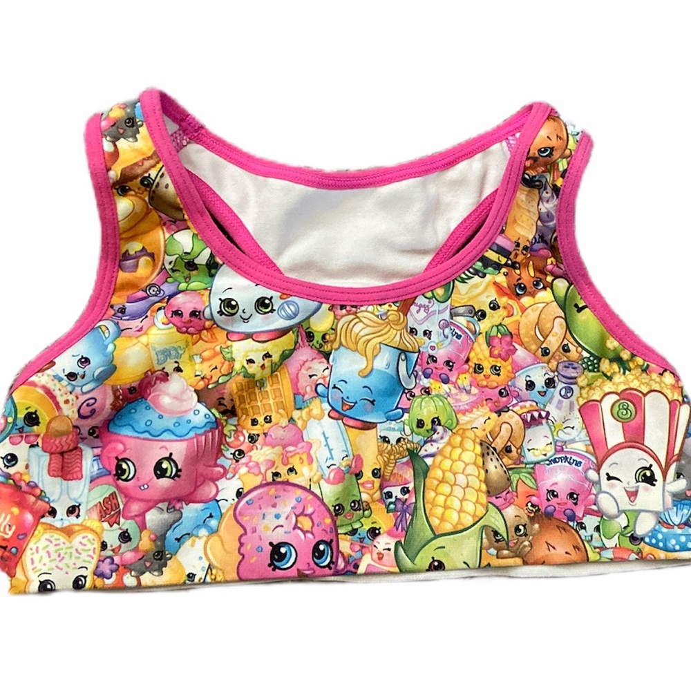 🌼 2/$10 Shopkins Girl Sport Bra